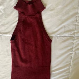 Everybody Talks LF turtleneck crop top